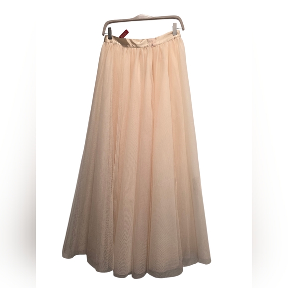 Reformation Prisca Elegant Cream Tulle Skirt Size M - Picture 7 of 17